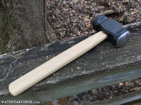 Blacksmith Rounding Hammer 3.5LB - Water Oak Forge Blacksmithing Tools ...