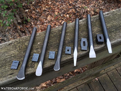 Blacksmith Punch, Chisel and Fuller Set, 6pcs.